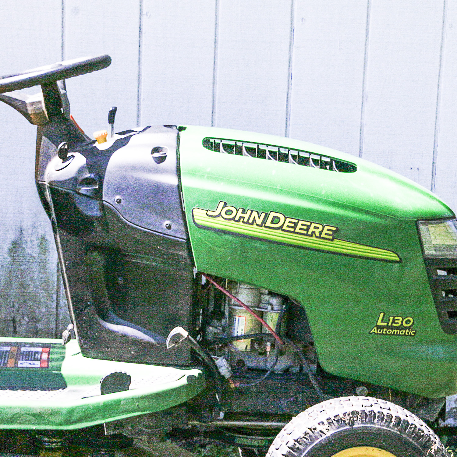 John Deer L130 Automatic Riding Lawn Mower EBTH